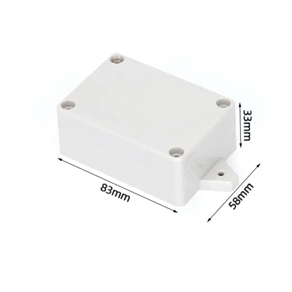 F19-33E ，83*58*33mm ABS IP65 Waterproof Plastic Junction Enclosure/Box With Flange