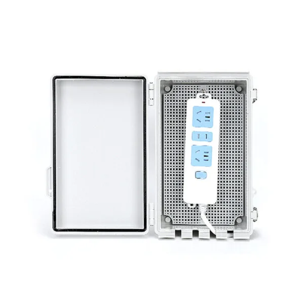 Full size ABS Waterproof Plastic Project Hinged Box IP67 Stainless Steel Buckle type Enclosure With Mounting Plate And Bracket - Görsel 18
