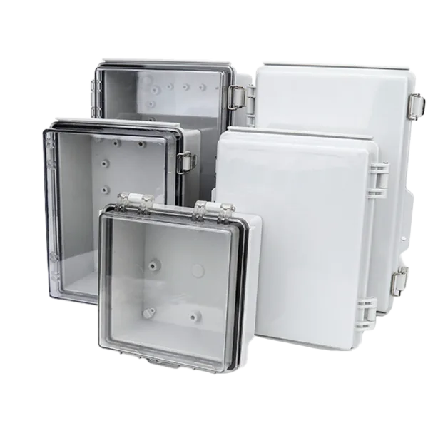 Full size ABS Waterproof Plastic Project Hinged Box IP67 Stainless Steel Buckle type Enclosure With Mounting Plate And Bracket - Görsel 17