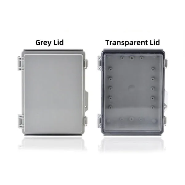 Full size ABS Waterproof Plastic Project Hinged Box IP67 Stainless Steel Buckle type Enclosure With Mounting Plate And Bracket - Görsel 16