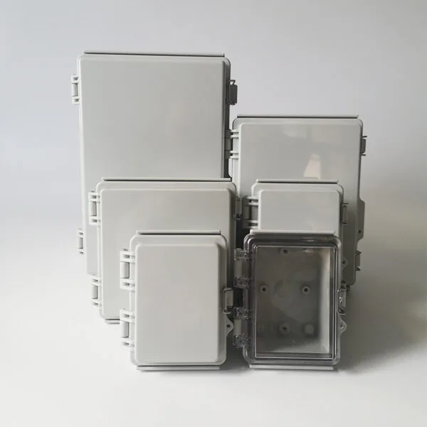 Full size ABS Waterproof Plastic Project Hinged Box IP67 Stainless Steel Buckle type Enclosure With Mounting Plate And Bracket - Görsel 12