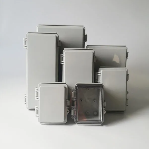 Full size ABS Waterproof Plastic Project Hinged Box IP67 Stainless Steel Buckle type Enclosure With Mounting Plate And Bracket - Görsel 11